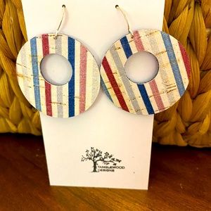 Earrings-Handmade Lightweight Cork